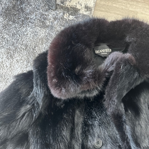 Deanfield full-length vintage Demi Buff fur 100% real Mink Coat - Picture 3 of 11